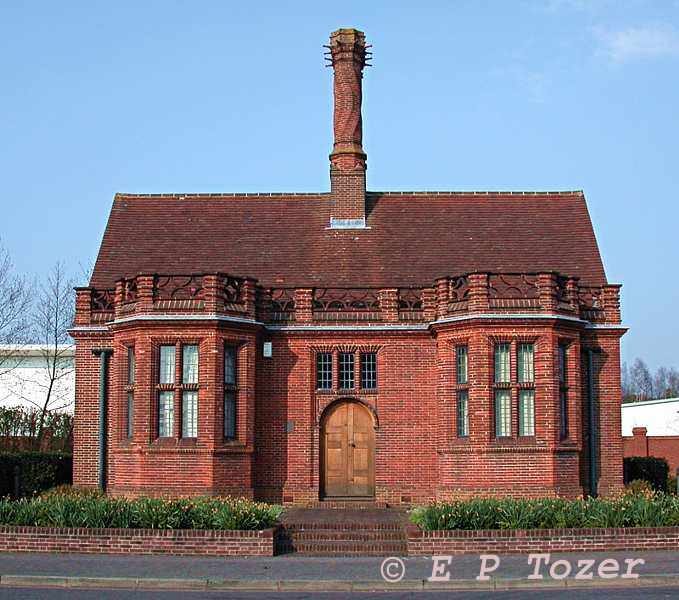 'Lutyens'Brickwork office', image  E.P.Tozer