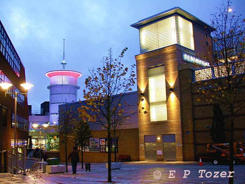 Bottom of Wote Street at Dusk, image  E.P.Tozer